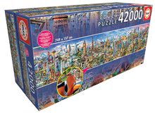 Puzzle Around the world 42000 dielov od 11 rokov