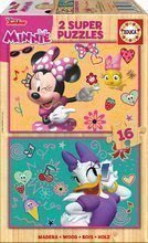 Fa puzzle gyerekeknek Minnie Happy Helpers Educa Disney 2*16 darabos 4 éves kortól