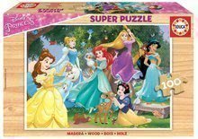 Drevené puzzle pre deti Disney Princezné Educa Disney 100 dielov od 6 rokov