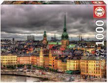 Puzzle Views of Stockholm Educa 1000 dílků a Fix lepidlo od 11 let