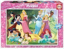 Puzzle Disney Princess 500 piese cu lipici Fix puzzle de la 11 ani