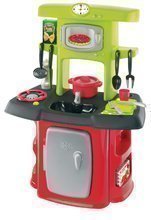 Kuchynka 100% Chef Loft Écoiffier so 14 doplnkami červeno-zelená od 18 mes