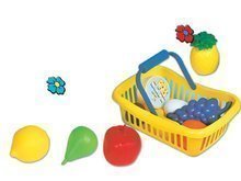 Piknikový košík Dohány malý s ovocím a potravinami žltý