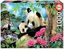 Puzzle Morning panda Educa 1000 dielov a Fix lepidlo od 11 rokov