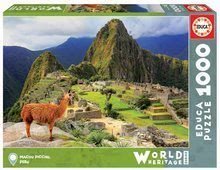 Puzzle Machu Picchu Educa cu 1000 piese şi lipici Fix de la 11 ani