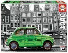 Puzzle Black&White Car in Amsterdam Educa cu 1000 piese şi lipici Fix de la 11 ani