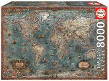 Puzzle Historical World Map Educa 8000 dielov od 11 rokov