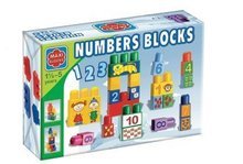 Játékkockák Maxi Blocks számok Dohány kartonban 34 darabos 18 hó-tól