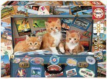 Gyermek puzzle Travelling kittens Educa 200 darabos EDU18065