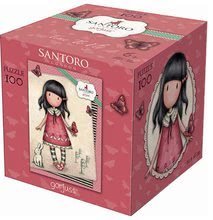 Puzzle Mini Cubes Santoro London Gorjuss Time to Fly Educa 100 darabos 6 évtől