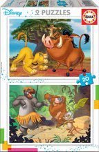 Puzzle Leví kráľ Disney Educa 2*20 dielov EDU18103