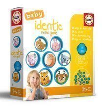 Náučná hra pre najmenších Baby Identic Memo Game Educa Pexeso zvieratká v hríbikoch od 24 mes