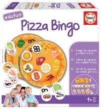 Spoločenská hra Pizza Bingo Educa v angličtine od 4 rokov