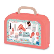 Kozmetický kufrík Mademoiselle Vintage Beauty Case Écoiffier so sušičom na vlasy 14 doplnkov od 18 mes ECO1820