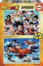 Puzzle Dragon Ball Super Educa 2x100 piese de la 6 ani