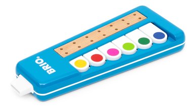 Instrument muzical din lemn cu clape Musical Melodica BRIO de suflat de la 18 luni BRIO1830