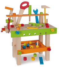 Drevená pracovná dielňa Work Bench Eichhorn s náradím 49 dielov