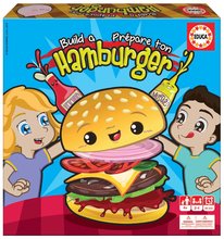 Társasjáték Állítsd össze hamburgered Build a burger Educa 2-4 játékosnak 4 évtől