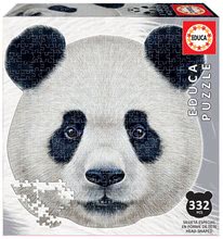 Puzzle Panda face shape Educa 332 piese și lipici Fix