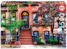 Puzzle Greenwich Village, New York Educa 1500 dielov + Fix puzzle lepidlo EDU18502