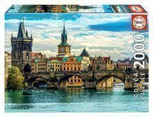 Puzzle View of Prague Educa 2000 dielov + Fix puzzle lepidlo EDU18504