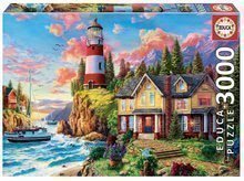 Puzzle Lighthouse near the Ocean Educa 3000 dielov od 11 rokov