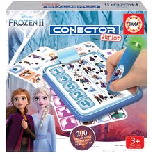 Detská spoločenská hra Disney Frozen 2 Disney Conector junior 40 kariet a 200 otázok a inteligentne pero EDU18543