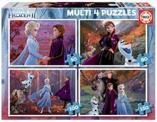 Puzzle Multi 4 Frozen 2 Disney Educa 50-80-100-150 dielov od 5 rokov