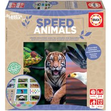 Spoločenská hra Rýchle zvieratá Planeta Tierra Speed Animals Board Game Educa 96 kariet v španielčine od 7 rokov