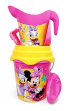 Homokozó szett locsolóval Minnie egér Mondo 7db, 19 cm vödör