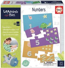 Naučná hra pro nejmenší Numbers Educa Učíme se čísla od 1-10 s obrázky 40 dílů