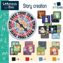 Joc educativ pentru cei mici Story Creation Educa Învățăm să inventăm povești cu imagini 72 piese de la 5 ani