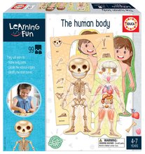 Naučná hra pro nejmenší The Human Body Educa Učíme se anatomii lidského těla s obrázky 99 dílů od 4 let