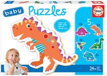 Puzzle pre najmenších Baby 5 Educa Dinosaurus od 24 mes