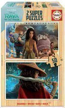 Fa puzzle Raya and the Last Dragon Educa 2x50 darabos 5 évtől