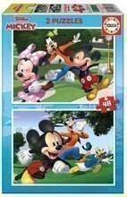 Puzzle Mickey&Friends Educa 2 x 48 dílků od 4 let