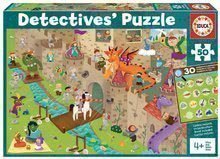 Puzzle rytířský zámek Detectives Castle Educa hledej 30 předmětů 50dílné od 4 let