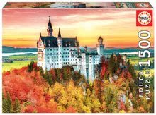 Puzzle Autumn in Neuschwanstein Educa 1500 piese și lipici Fix de la 11 ani