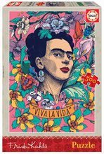 Puzzle “Viva la Vida” Frida Kahlo Educa 500 piese și lipici Fix de la 11 ani