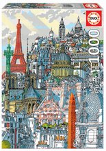 Puzzle Paris Carlo Stanga Educa 1000 dielov a Fix lepidlo od 11 rokov EDU19264