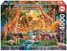 Puzzle Savana coming to life Educa 4000 piese de la 11 ani