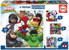 Puzzle Spidey & his Amazing Friends Progressive Educa 12-16-20-25 dielov EDU19295