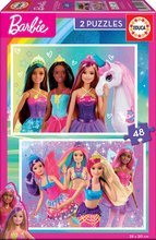 Puzzle Barbie Disney Educa 2x48 piese