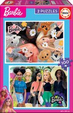 Puzzle Barbie Disney Educa 2x100 piese de la 6 ani