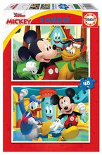 Puzzle Mickey Mouse Fun House Disney Educa 2x48 dielov