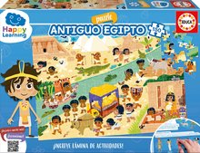 Puzzle vzdelávacie Egypt Happy Learning Educa 150 dielov s aktivitami v španielčine od 6 rokov