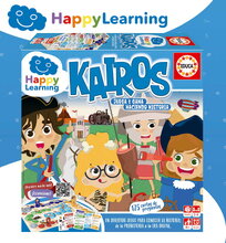 Naučná hra Cesta historií Kairos Happy Learning Educa pro 2–4 hráče 175 karet s otázkami ve španělštině od 8 let