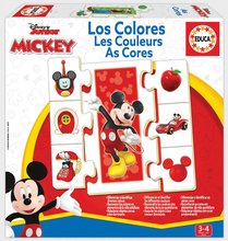Joc educativ Învățăm culorile și formele Mickey & Friends Educa cu 6 imagini 42 piese EDU19329