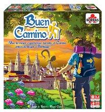 Joc de societate Buen Camino Card Game Extended Educa 126 cărți 4 figurine de la 8 ani pentru 2-4 jucători în spaniolă, engleză, franceză, portugheză