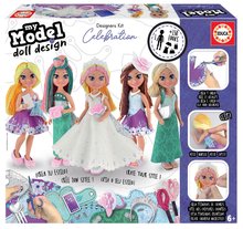 Kreatívne tvorenie My Model Doll Design Celebration Educa vyrob si vlastné popstar bábiky 5 modelov od 6 rokov